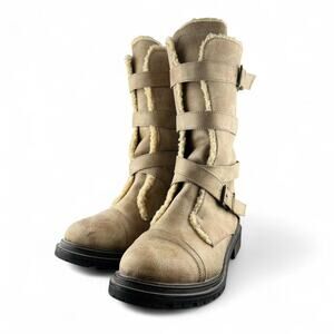 Rocket Dog Women's Tan Buckle Strap Boots Size 8 sku 309-LRS